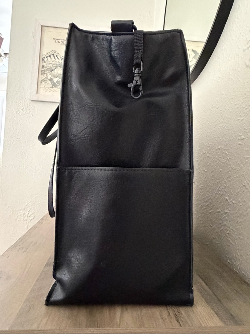 BEIS Large Work Tote in Black - Picture 9 of 15